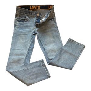 Levi's Boys 510 Stretch Blue Jeans Size 8 Zipper Closure Inseam 22.5 inch